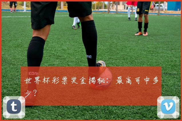 世界杯彩票奖金揭秘：最高可中多少？